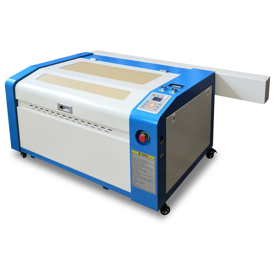 Čína továreň vysoká rýchlosť 80 W CO2 laserový gravírovací stroj 600x400 mm s plástovým stolom