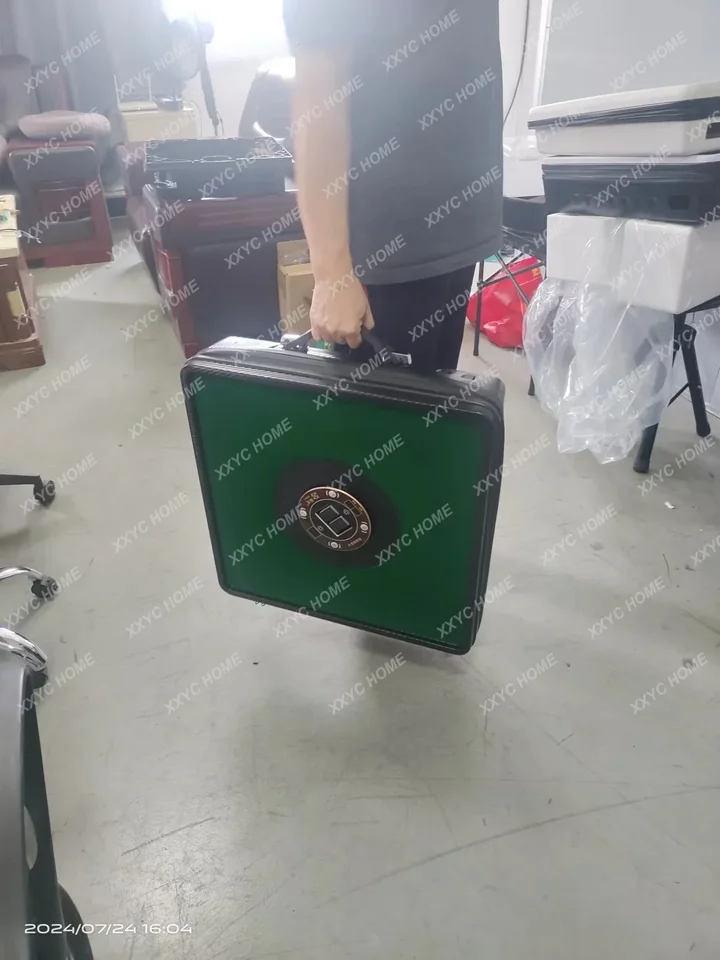Čína Výrobca prenosný skladateľný elektronický elektronický automatický stroj Mahjong Mahjong Table Set