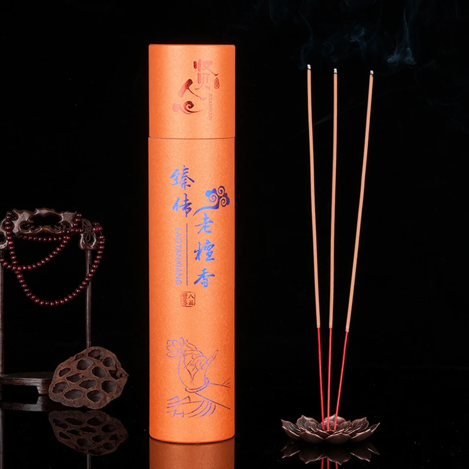 Čínske bambusové tyčinky kadidlo santalové drevo /agarwood /tibetské kadidlo Purifikujúce letecké dom