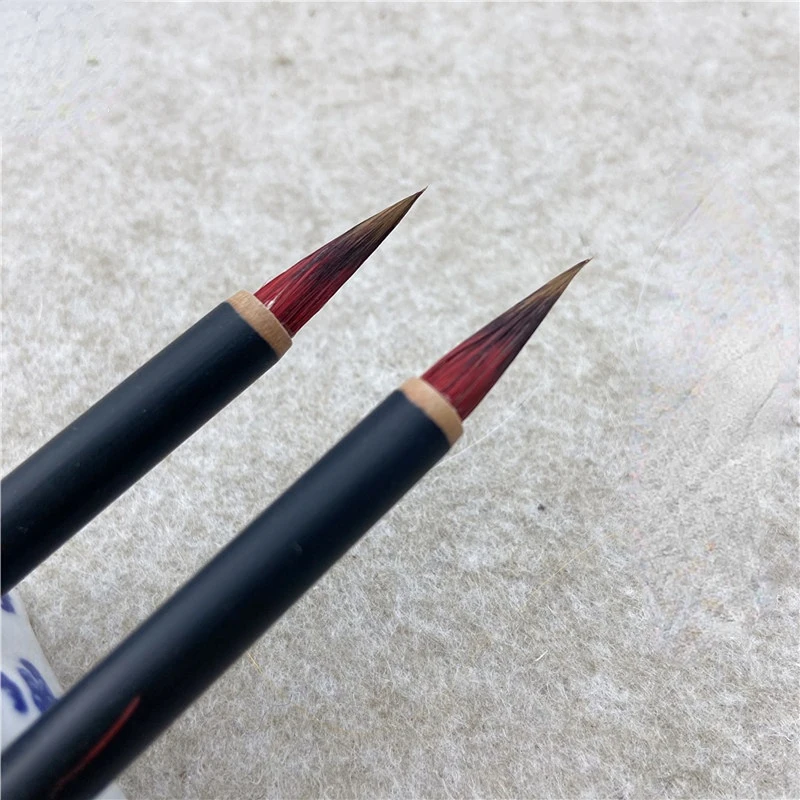 Čínske kaligrafické kefy Pen vlk na písanie vlasov na písanie kefy drevená rukoväť