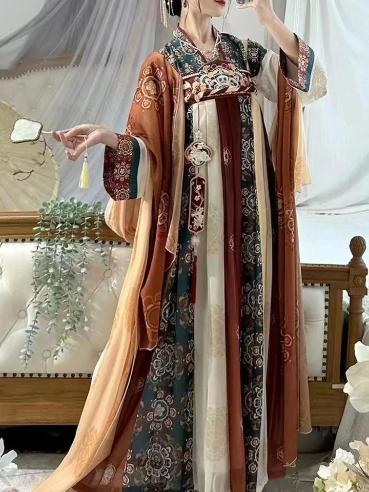 Čínske tradičné šaty Hanfu Dámska dynastia staroveku orientálna cosplay Performance oblečenie Ženy Elegantné rozprávkové šaty