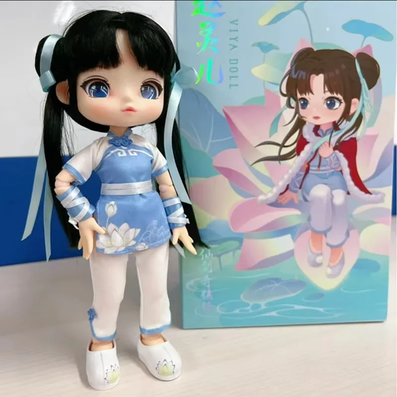 Čínsky paladin: Sword a Fairy Viya Doll Zhao Linger Bai Ma Qing Bjd Hnuble Doll Action Figures Toy Ornament Collection Gift