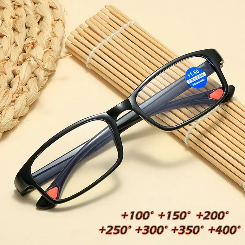 Čítanie okuliarov ultralight anti modroplňové svetlo Presbyopické okuliare Hyperopia Readers +1.0 1,5 2,0 2.5 3.5 4.0