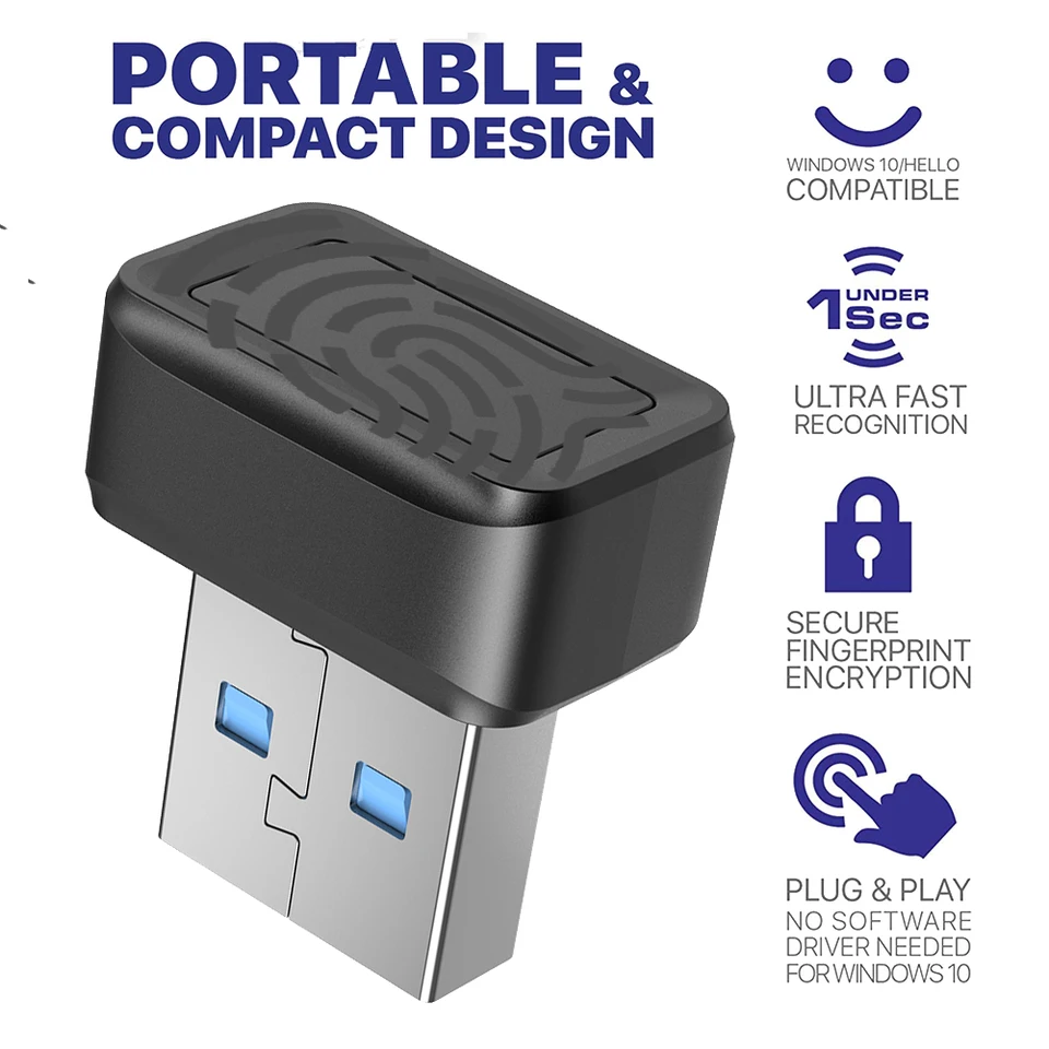 Čítačka klávesov USB Fingerprint
