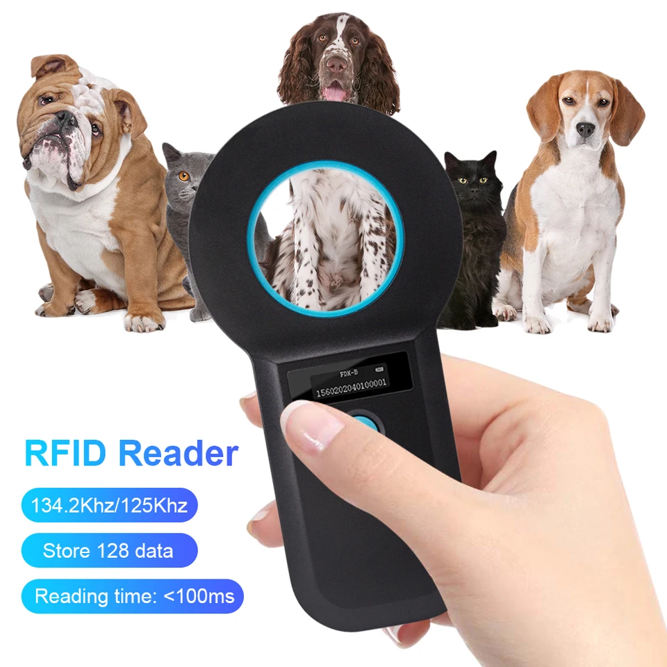 Čítačka skenerov s vreckovými makrochipmi pre domáce zvieratá Emid FDX-B (ISO11784/85) Zvieratá RFID Emid Emid Reader Animal Chip Scanner pre mačacie psie zvieracie zviera