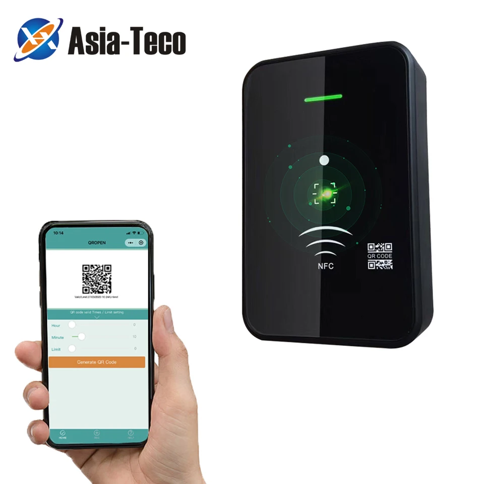Čítačka Čítačky QR Code Reader Access Reader 13.56MHz IC čítačka kariet RS232 RS485 Wiegand 26 34 TTL 20000 User WeChat zadarmo SDK SDK