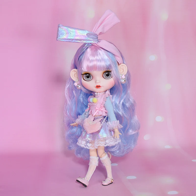 Ľadové DBS Blyth Doll Spoločné telo 30 cm bjd oblečenie topánky ručne set módne bábiky Girl Gift