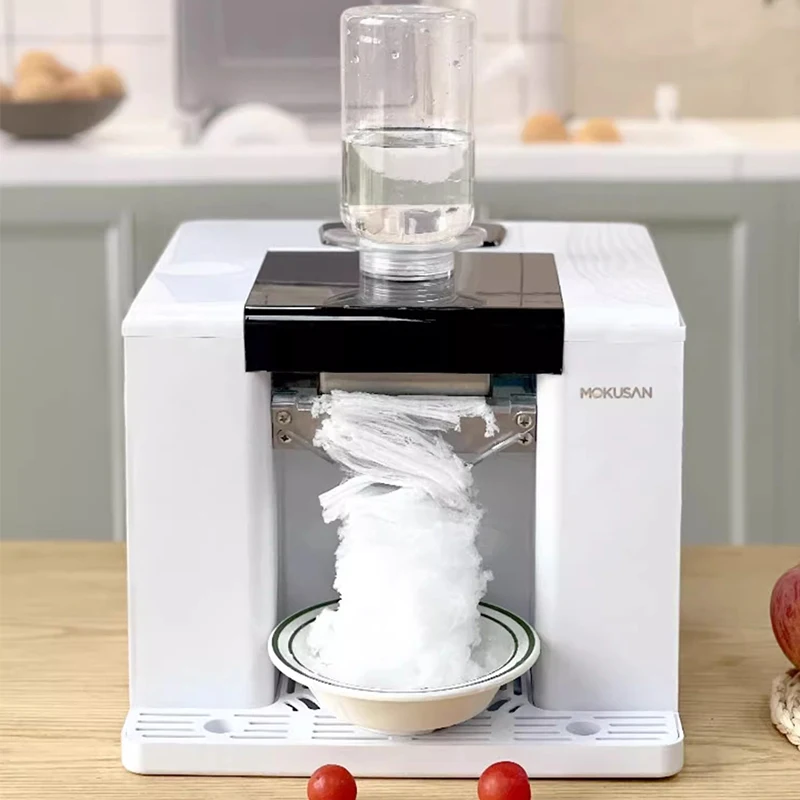 Ľadový drvič Sneh Ice Maker Shaver Europe Europe Snowflake Ice Machine Malé bavlnené smoothie Automatické drvenie snehových vločiek ľad