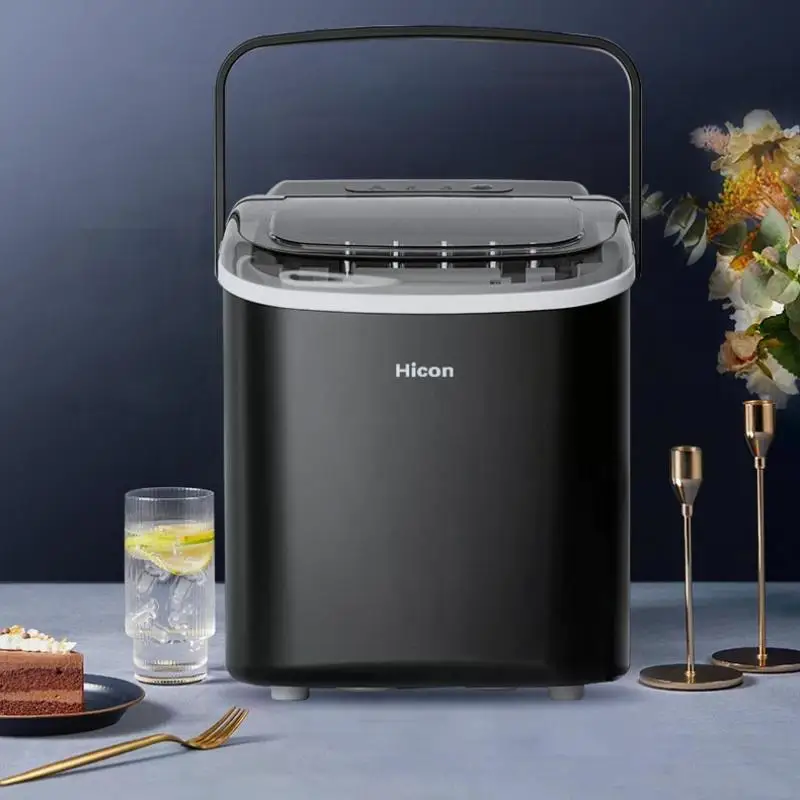 Ľadový stroj komerčný 15 kg domácnosť Small Dormitors Student Intelligent Mini Automatic Round Round Ice Cube na výrobu stroja