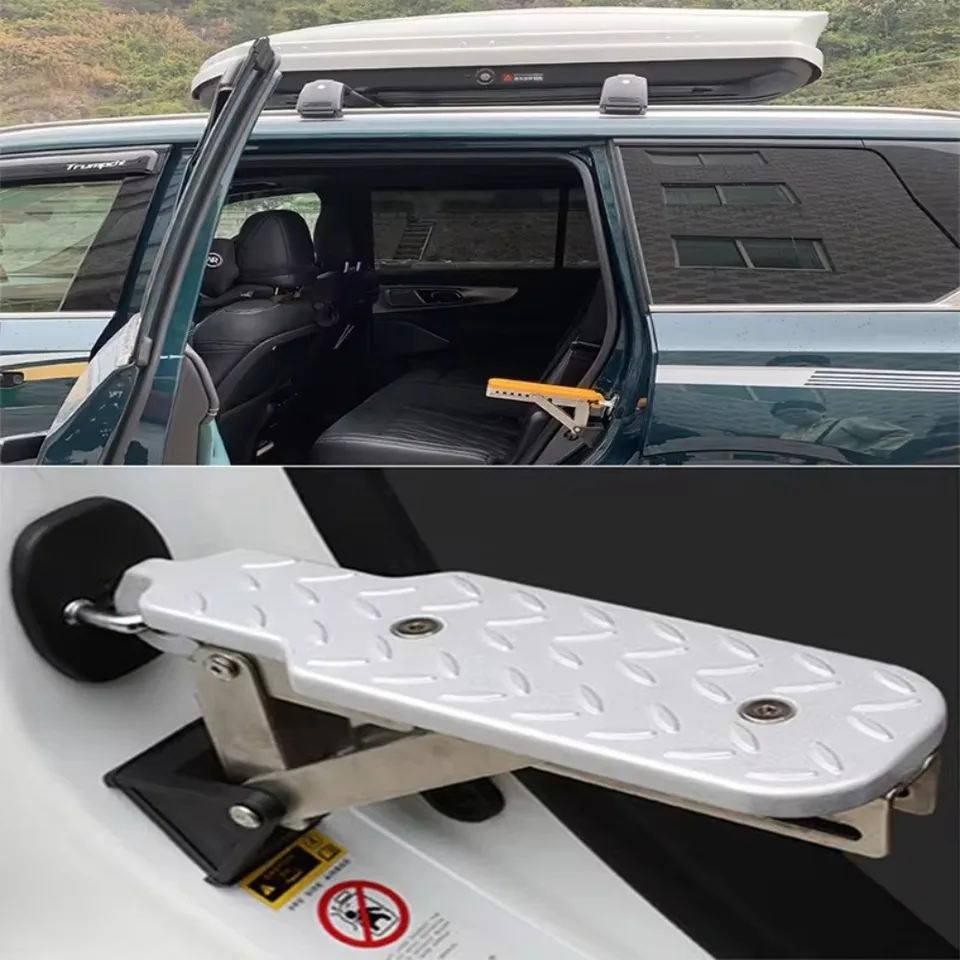 Ľahko inštalácia univerzálneho vozidla na strešné vozidlo Krok Aluminium 440 LBS Stojan Pedály Nastaviteľné odolné príslušenstvo pre snímanie SUV