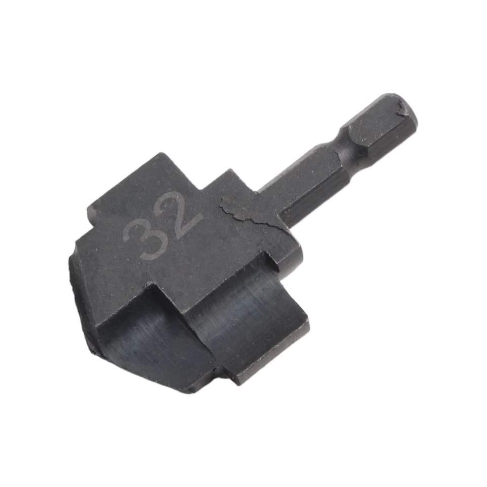 Ľahko použiteľné inštalatérske potrubie Pitcher Bitcher Bit inštalatér vŕtačky s 2-hranou 61x6,35x22mm čiernou hexagonovou stopkou hexagonálnej rukoväte