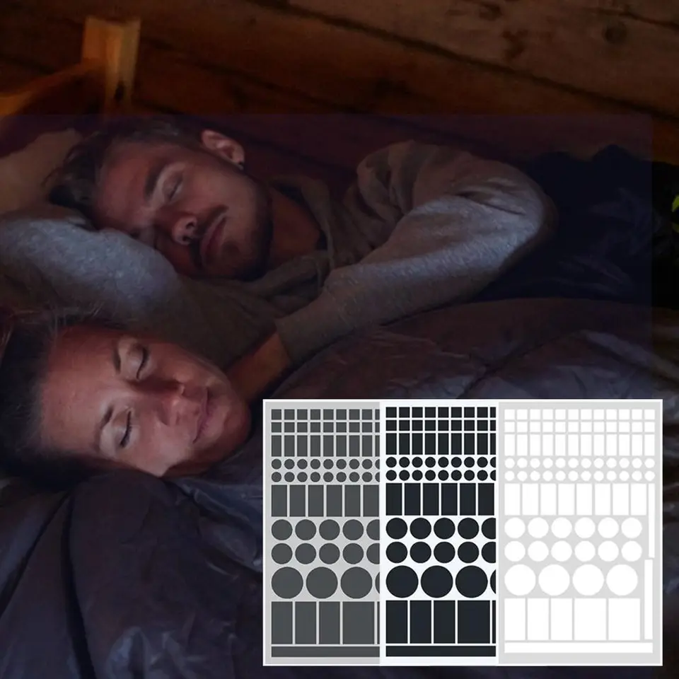 Ľahko použiteľné ľahké tlmené nálepky LED kryty blokov čierna farba zafarbenie nálepky Shading Vyhýbajte sa veľkej pevnosti adhézie