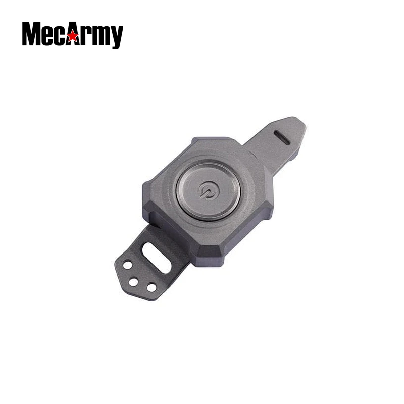 Ľahká a kompaktná mecarmy CPL3 Titanium baterka 300 lumens USB-C nôž zadná spona pripevniteľná LED Mini-Light