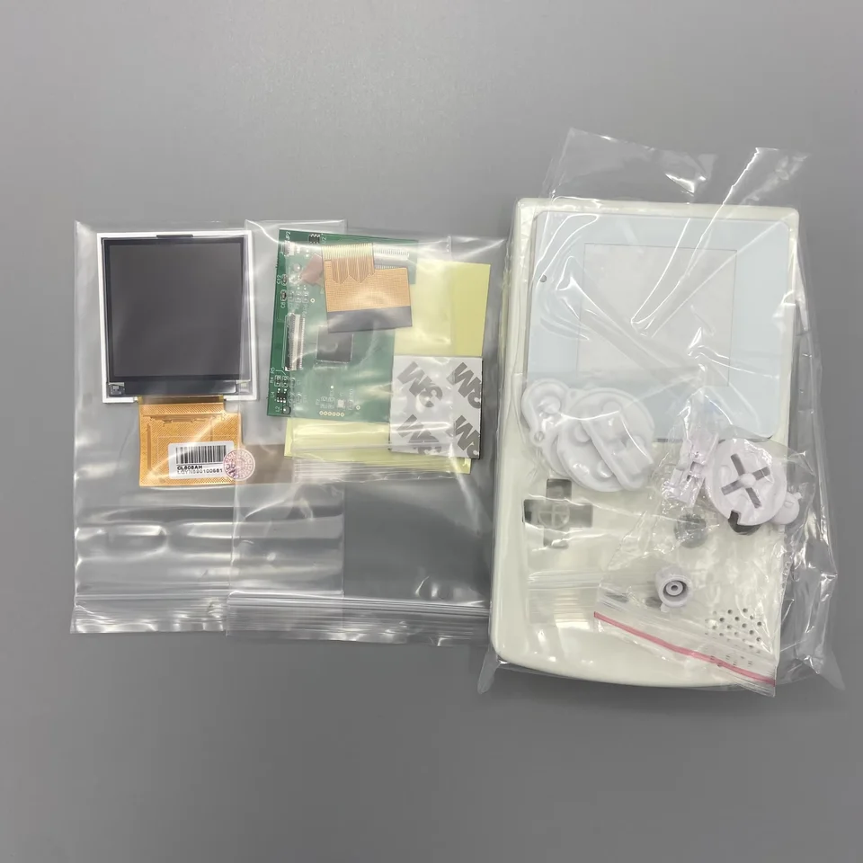 Ľahká inštalácia 2,2 palca GBC High Brigess a Nová škrupina pre Gameboy Color ， GBC LCD obrazovka