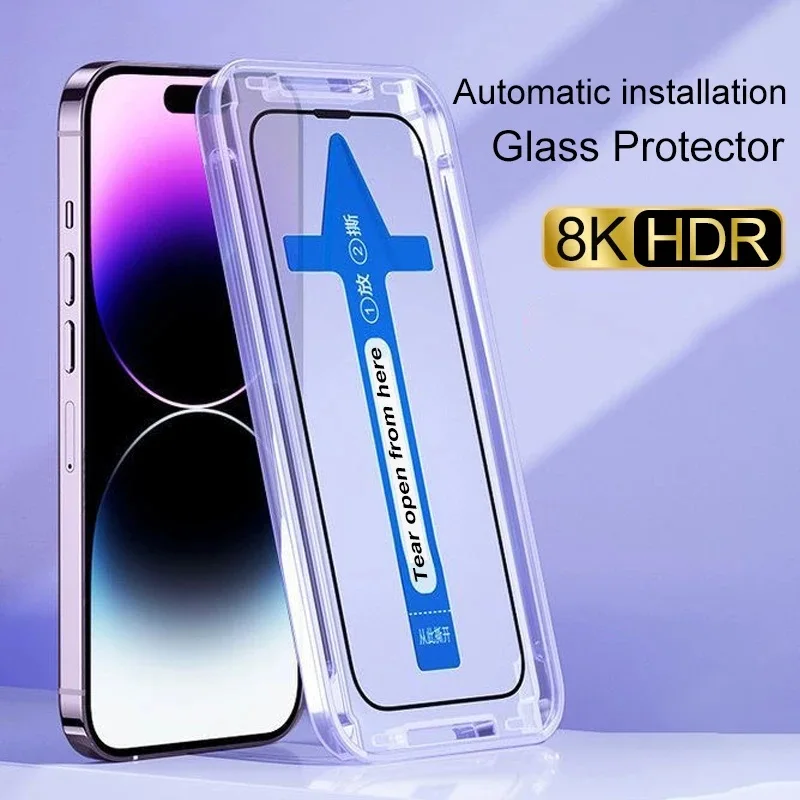 Ľahká inštalácia Temperované sklo pre Vivo X100 Iqoo 12 11 10 x60 x70 x90 Pro Plus x80