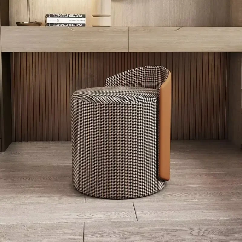 Ľahká luxusná dresingová stolička Nordic Minimalistická make -upová stolička Spál
