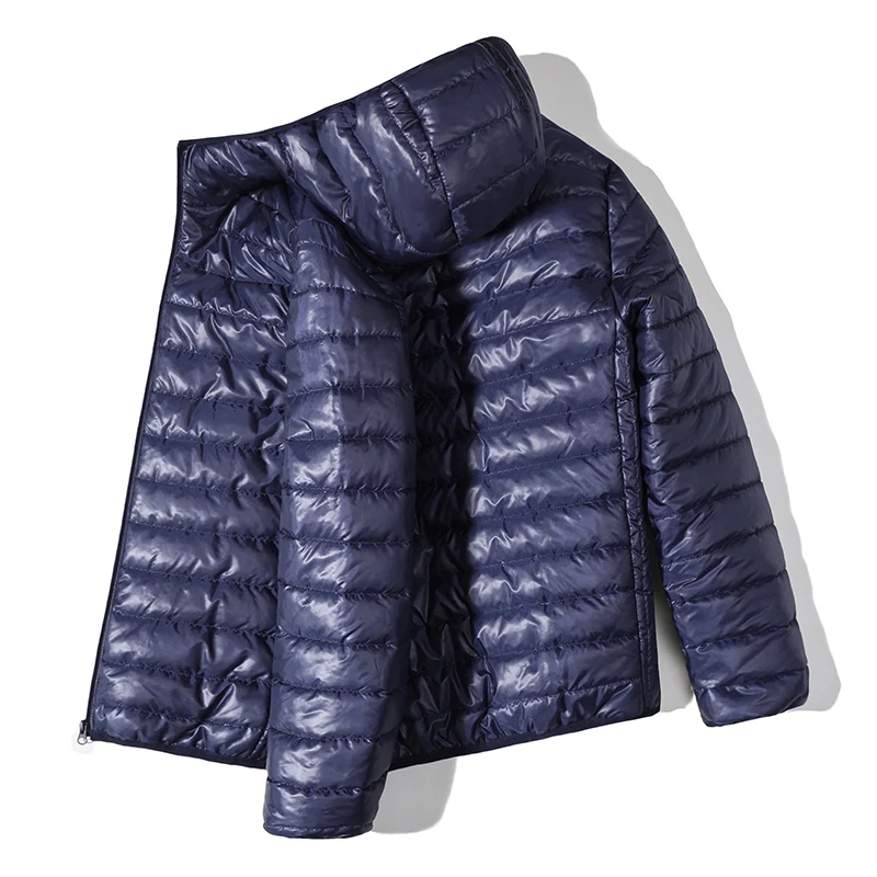 Ľahké dolu bunda Muži Žena Zimné parky Men Men Warm Jacket Hooded Coat Pánske vonkajšie puzdro Cestovné lezenie muža Wear