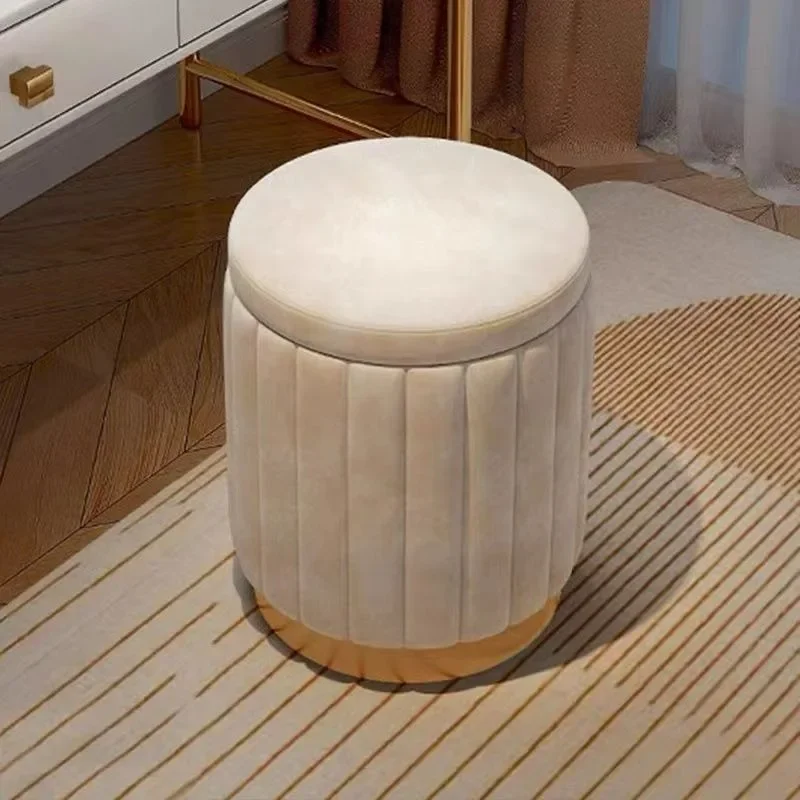 Ľahké luxusné make -up stoličky okrúhle stoličky stoličky Spálne