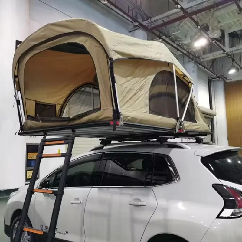 Ľahký Tetto Auto PVC kryt Soft Strech Strecha horný stan hliníkový strešný stan Overland Tetto Auto Car Strecha horný stan