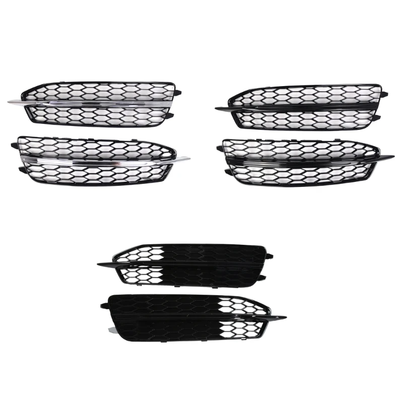 Ľavá pravá hmlová hmla Coverový kryt Bumper Grille Vent pre C7 4G0807681d 4G0807682d