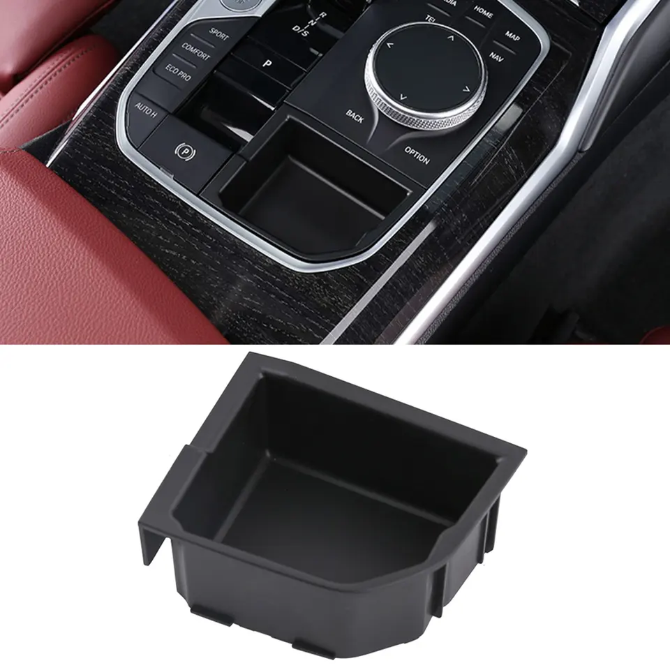 Ľavý vodičský autá Console Shift Lever Storage Box Modifikácia pre BMW 2 3 4 x3 x4 x5 x6 séria F40 F44 G20 G28 G29 G01 G05 G07