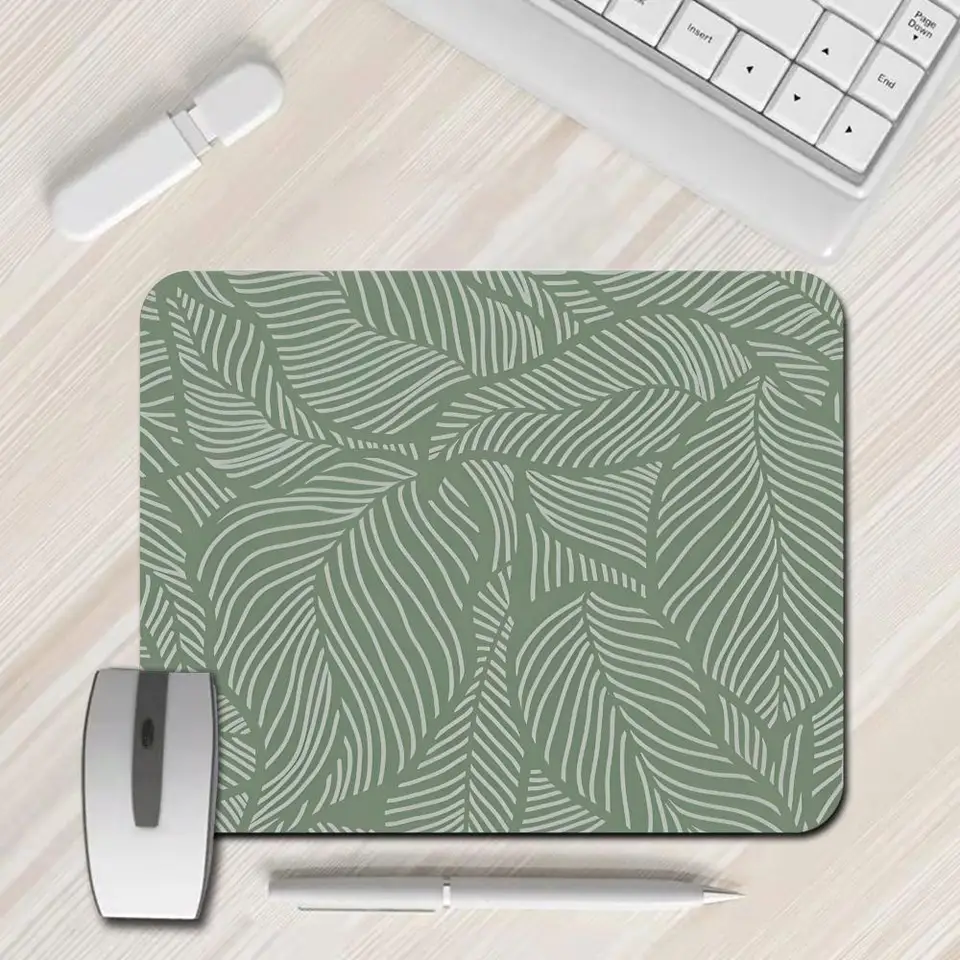 Šalvia zelená herná myš Pad Anime PC PC Gamer Accessories Gumber Mat Game Rats MousePad Company Deskary príslušenstvo Mause Laptop Table