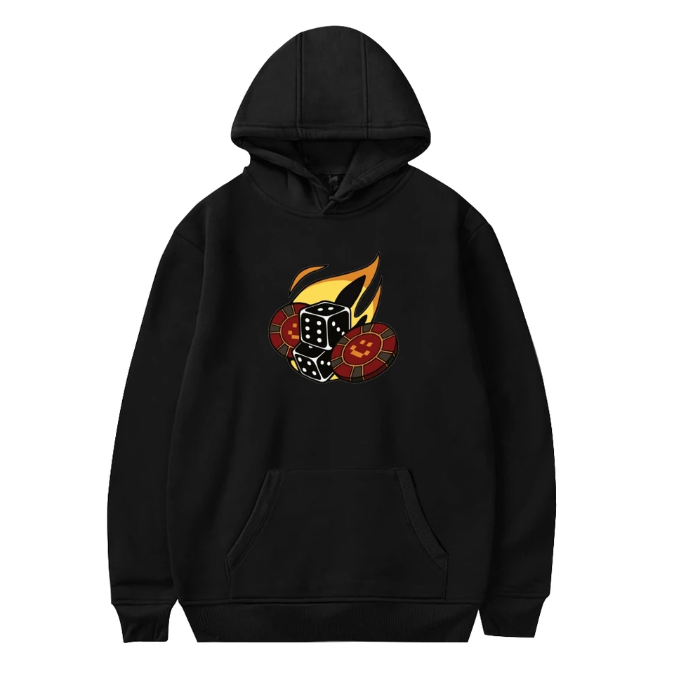 Šarlaty Las Nevadas Merch mikina s dlhým rukávom Ženy Men Mukoja s kapucňou príležitostný štýl harajuku módne oblečenie