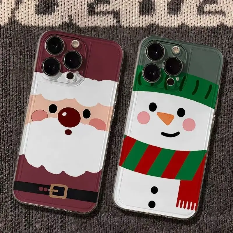 Šatka snehuliak vianočný telefón puzdro pre huawei nova y70 y61 7SE 6SE 10SE 11SE P60 P40 P30 Mate 50 30 40 Pro Cover