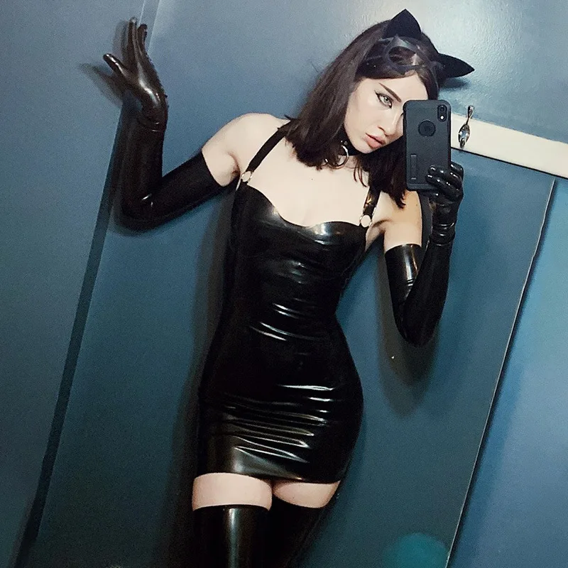 Šaty dám leto Pu sexy backless tri kusy s dlhým rukávom masívne farebné šaty neformálne vestidos kvapky YBFS25470A