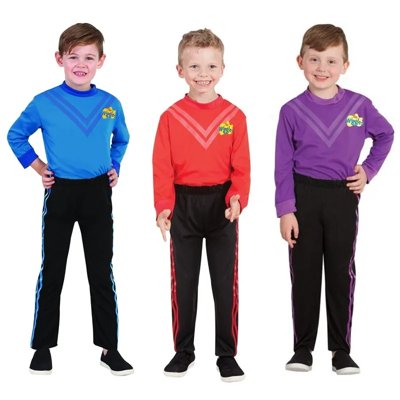 Šaty Up Wiggles Boys Dance Out Balet Shoe Costume Suit 2ks 1set Vhodné 3-9 roky Simon kostým BS 9398