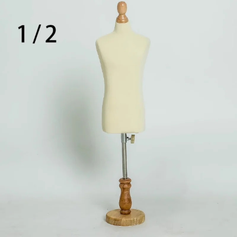 Šitie Manneketu mužského karosérie pre mužské oblečenie, drevené základne Busto šaty, štandardná stupnica 1: 2, Jersey Busta môže pin, C760
