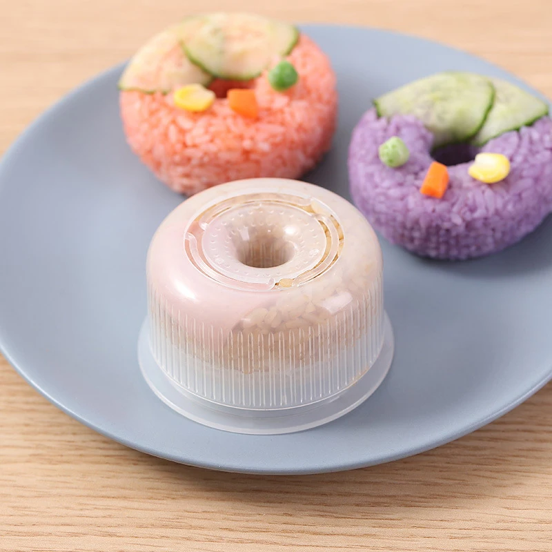 Šiška okrúhla ryža guľôčková forma nelepivé sushi výrobcu DIY Easy Rice Ball Press form Detské dieťa bento set kuchynské doplnky