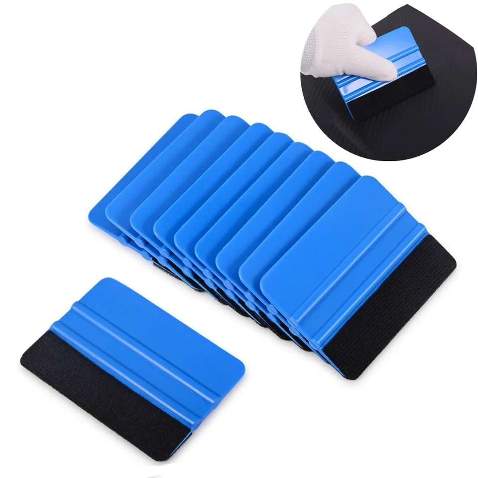 Škrabka na autá s Felt Squeegee Tool Film Film pre Fiat 500 Panda Punto Bravo Flip Cover