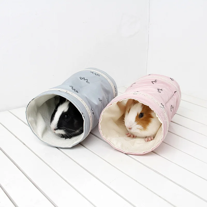 Škrečok morčatá s tunelom hračky pre domáce zvieratá Hedgehog trubica Činchilla dom Cave Malé zvieratá Pet Pet Product Mouse Funny Toy
