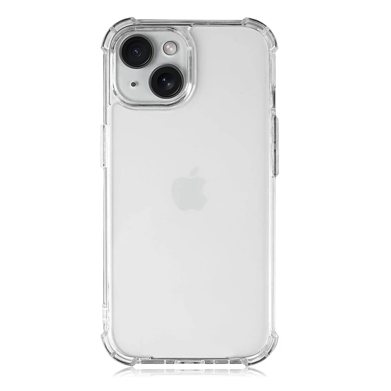 Šokom nepriestrelný silikónový puzdro pre iPhone 16 15 14 plus 13 12 Mini 11 Pro Max SE 2 3 4 Ultra tenký číry zadný kryt