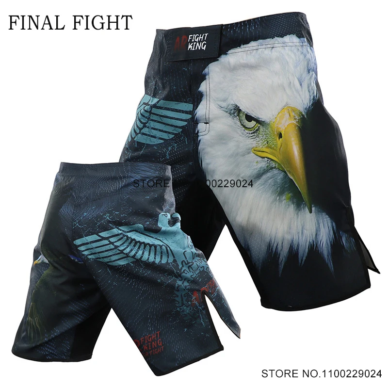 Šortky MMA Pánske bojové nohavice sublimované oblečenie bojových umení zápasenie Muay Thai Kickboxing Boxing Training Shorts