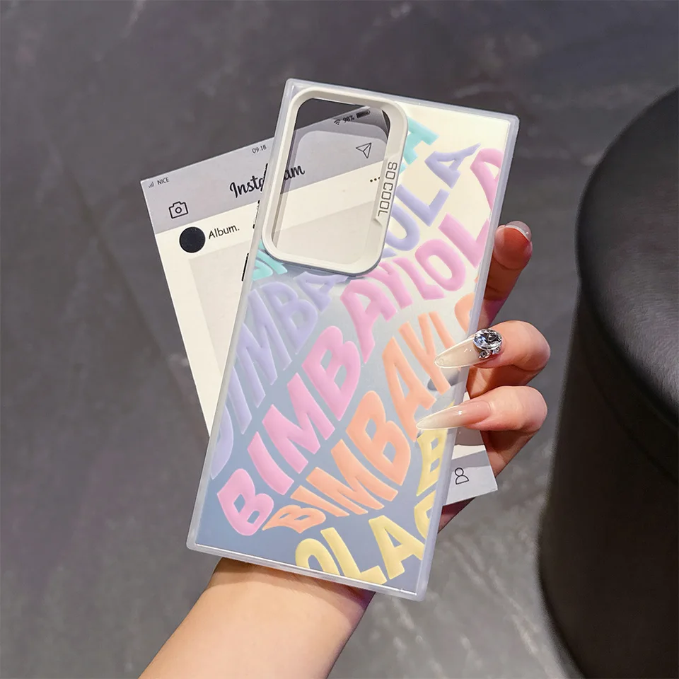 Španielsko Ins Letter Telefon Pase pre Huawei Honor 200 90 X6B X7A X9A X5 X8A X9B X7B X9 70 Nova 11 10 4G 5G MATTE zadný kryt