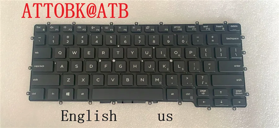 Španielsky/ruský/USA/francúzština/uk/hb/gr laptop Keyboard pre Dell Latitude 7400 2-v-1 9410 2-v-1 ru/us/fr/uk.