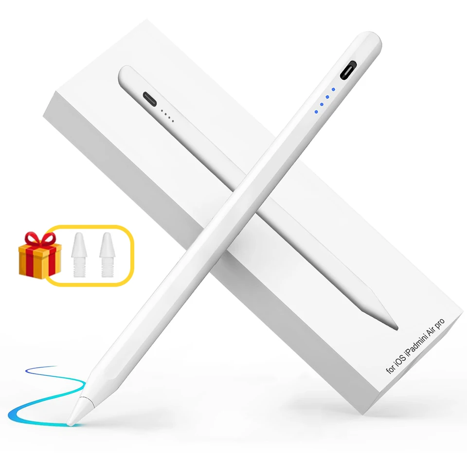 Špecifické pero pero s miernym odmietnutím dlane pre Apple iPad Pencil 2018-2022 6. 7. 8. 9. 10. vzduch 3 4 5 Pro 6 Mini písanie