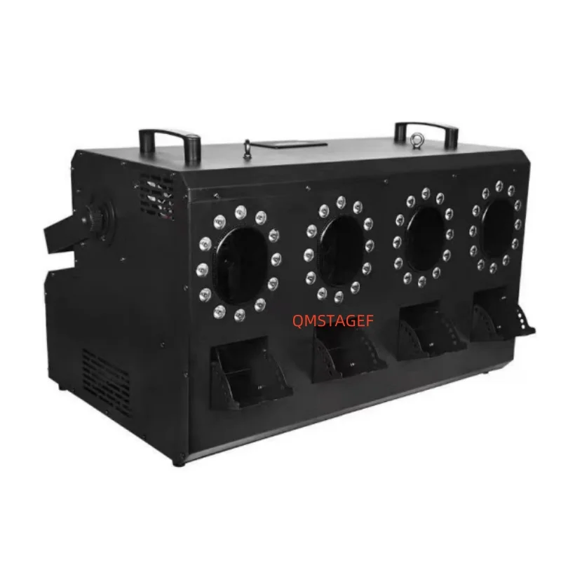 Špeciálny efekt vybavenie 1600W 4 Produkcia LED hmlové bublinky Jet stroj pre šťastnú svadobnú stranu pódium Disco DJ School Church
