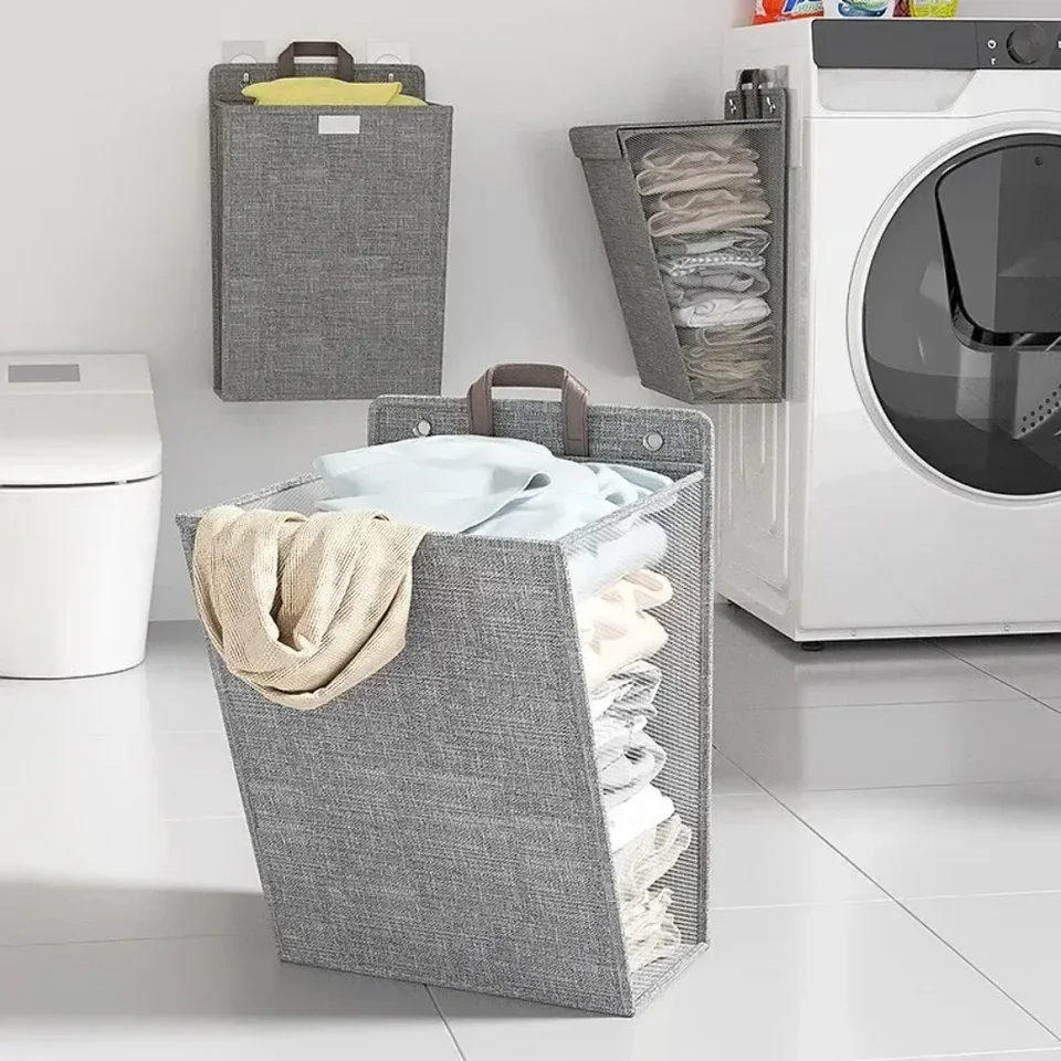 Špinavý košík na práčovňu skladacie šaty pre domácnosť Storage Basket Organizátor Organizátor Nepremokavé domáce organizácie Skladovacie potreby
