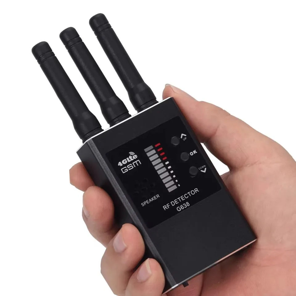Špionážna prenosná dierka Skrytá šošovka detekcia gadget pre GPS sledovač tajný fotoaparát Finder Finder Eavesdropping RF GSM detektor signálu
