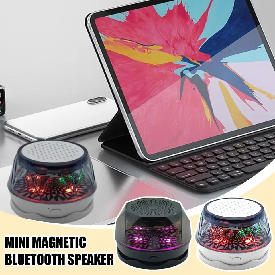 Špičkový magnetický bezdrôtový reproduktor Bluetooth Light Svetlo audio audio telefón Dar