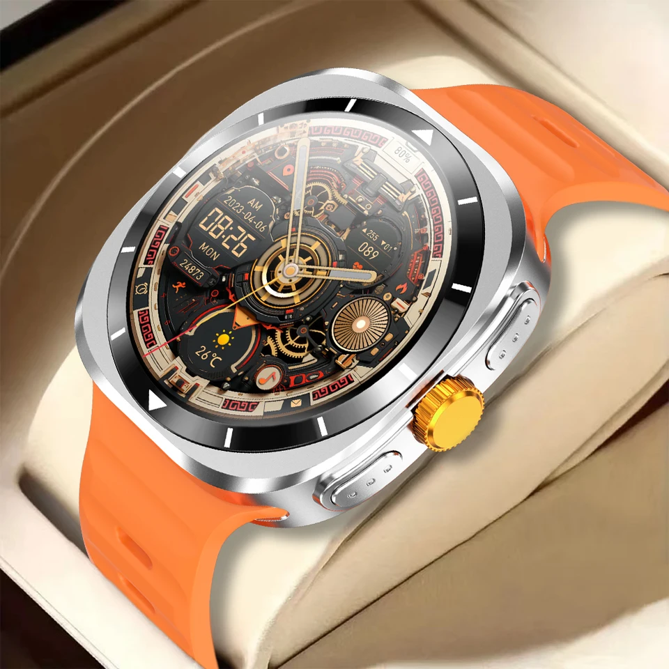 Šport 1,53 palca nových mužov, Krokové počítanie stopiek, srdcový rytmus monitorovania spánku, kyslík v krvi, hlasové volanie Bluetooth Smartwatch