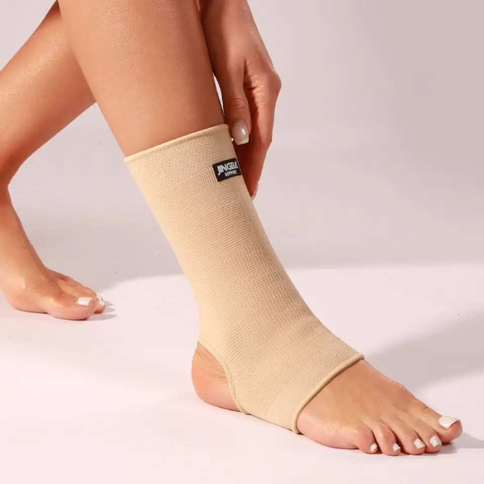 Športová bezpečnosť Nylonový členok podpora M/ L/ XL Čierna členka Brace Achilles šľacha