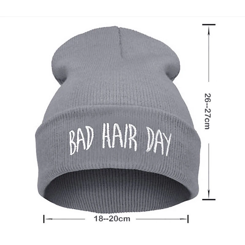 Športové klobúky Móda teplá zimná čiapka so zlými vlasmi Letter Letter Beanies Ženy Men klobúk pletené pletené hip hopové klobúky kapota pre unisex