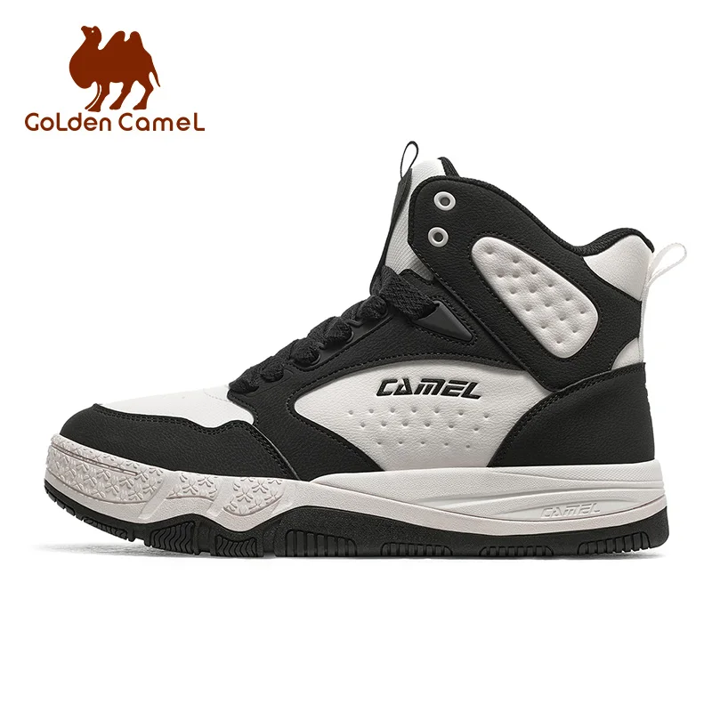 Športové topánky Zlatá Camel Športové topánky stredne vysoké topánky, ktoré nie sú šmykľavené neformálne topánky, ktoré odolné voči oblečeniu Skateboarding topánky pre mužov na jeseň nový