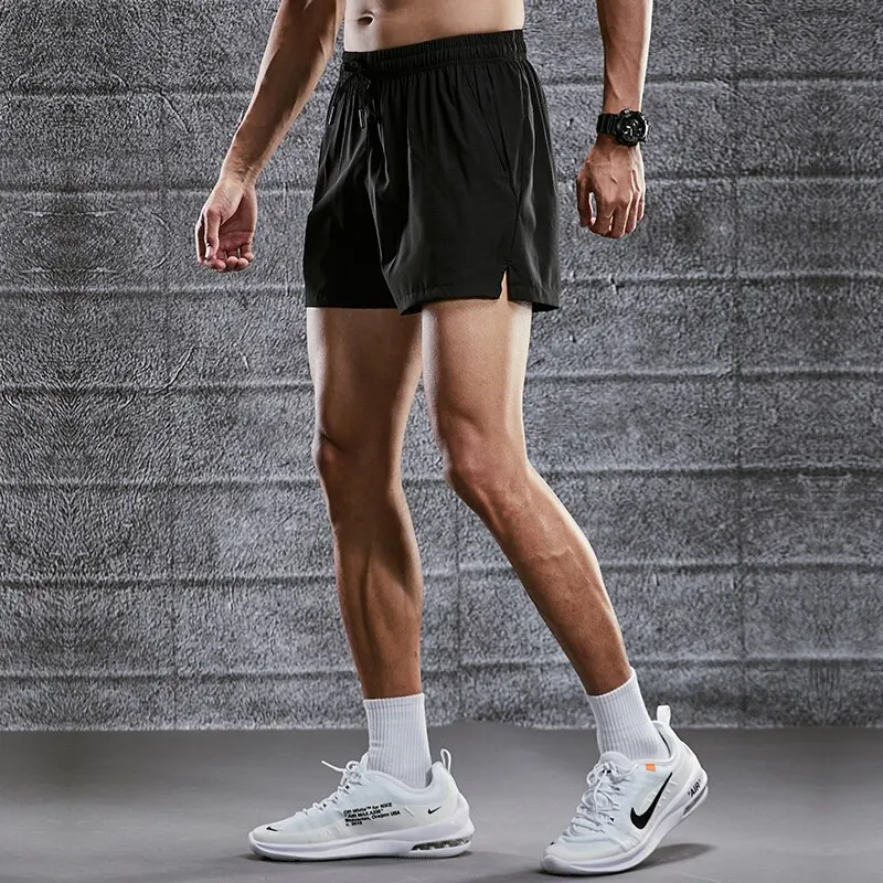 Športové šortky pánske letné tenké bežiace maratónske plodiny Rýchle a terénne tréningové basketbalové fitness nohavice