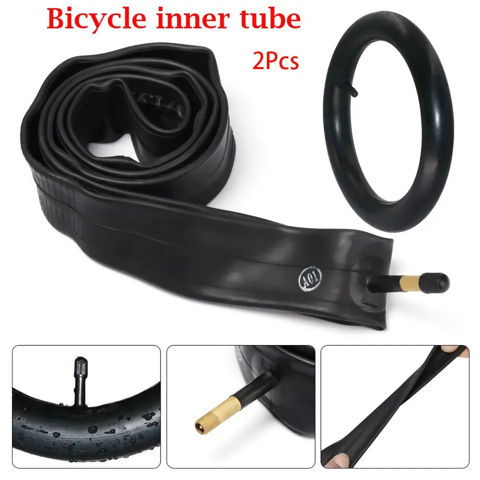Športový gumový bicykel Vnútorná trubica 12-20 palcov odolná cesta na bicykli Užitočné gumové trubica pneumatika Mountain Bike Bike