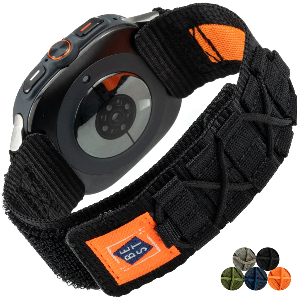 Športový nylonový remienok pre Samsung Galaxy Watch 7 Ultra 47mm Band Woven Woven Woved náramok pre Galaxy Watch Ultra náramok